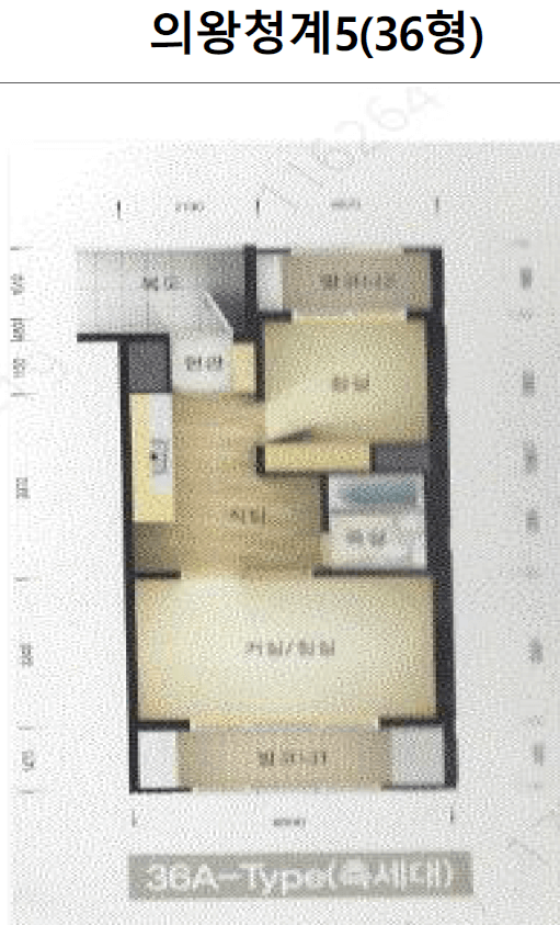 의왕청계3,5 청계동 휴먼시아 3단지 5단지 국민임대주택 평면도 모음 5 image 16