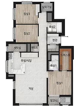 아파트 타워형 구조
