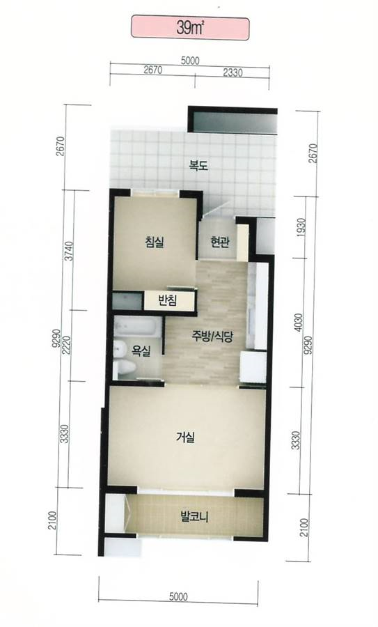 대구 태전휴먼시아1단지 평면도