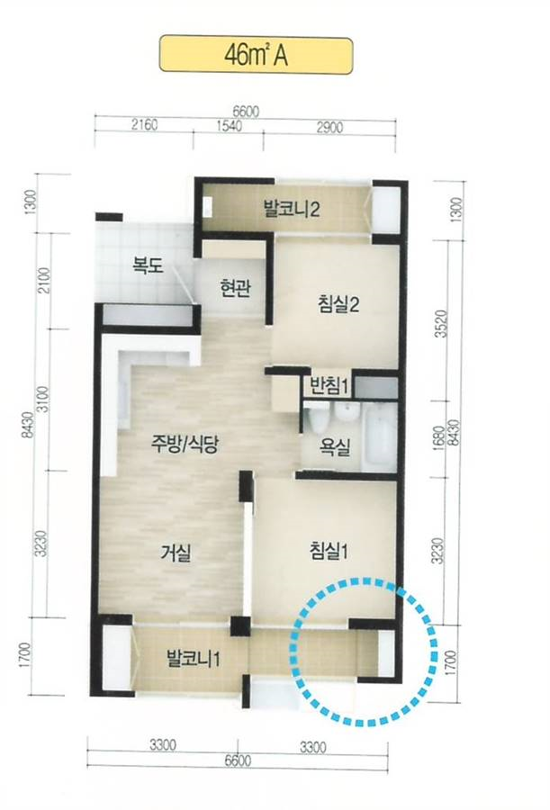 대구 태전휴먼시아1단지 평면도