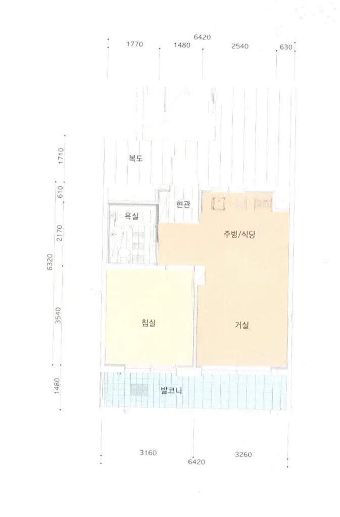 청주가경6 가경주공6단지 36A1 평면도 2