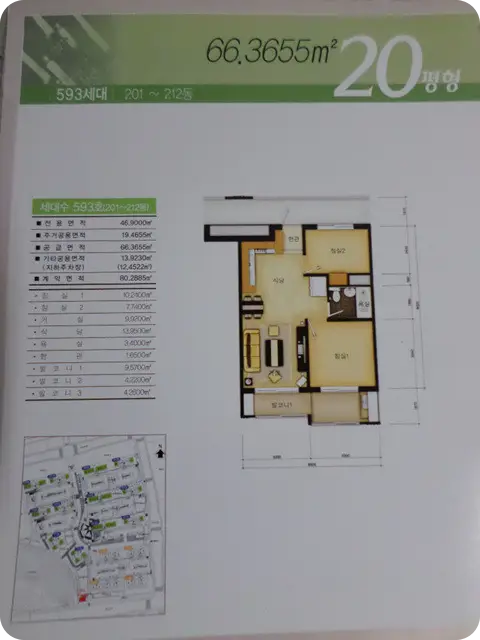 청주성화2 청주성화휴먼시아2단지 66 평면도 2
