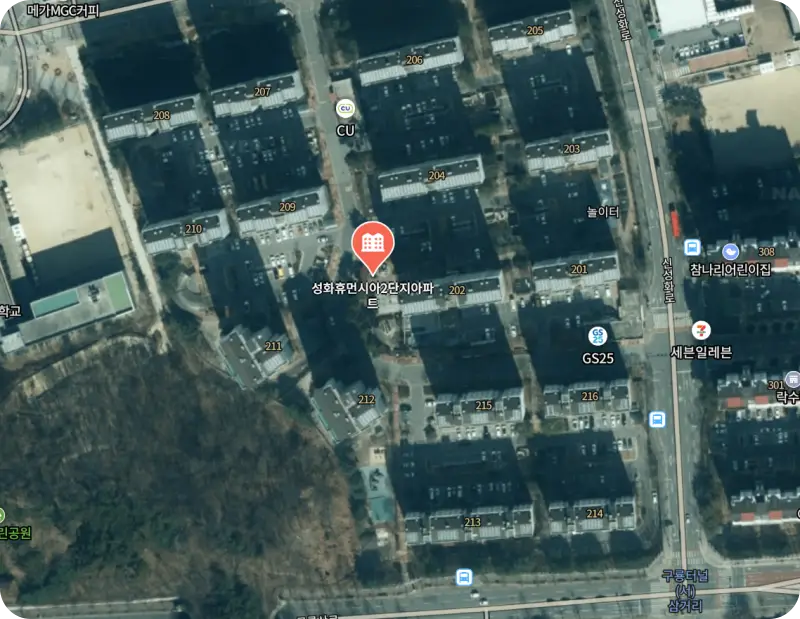 청주성화2 청주성화휴먼시아2단지 위성 2