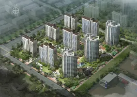 판교 A17 2BL 단지조감도 소 1